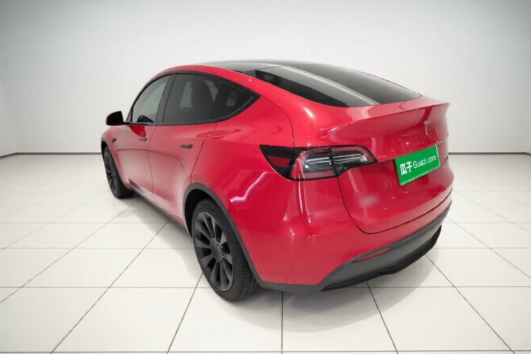 Used Tesla Model Y 2021 Long-Range All-Wheel-Drive Version Rear Left 45 Deg