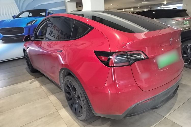 Used Tesla Model Y 2021 Long-Range All-Wheel-Drive Version Rear Left 45 Deg
