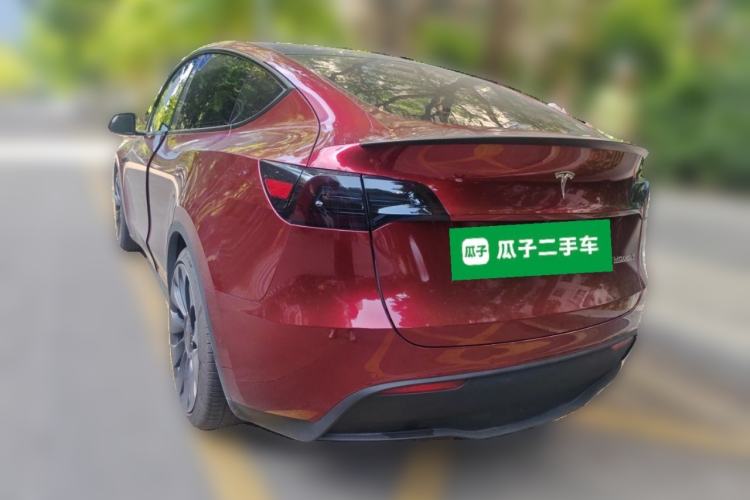 Used Tesla Model Y 2021 Performance High-Performance All-Wheel-Drive Version Rear Left 45 Deg