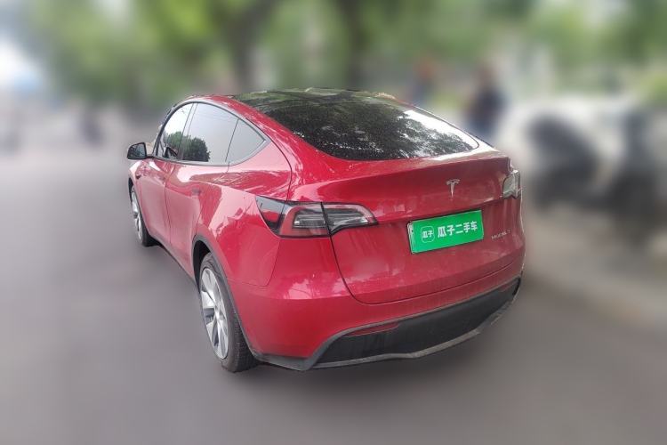 Used Tesla Model Y 2021 Long-Range All-Wheel-Drive Version 3D7 Rear Left 45 Deg