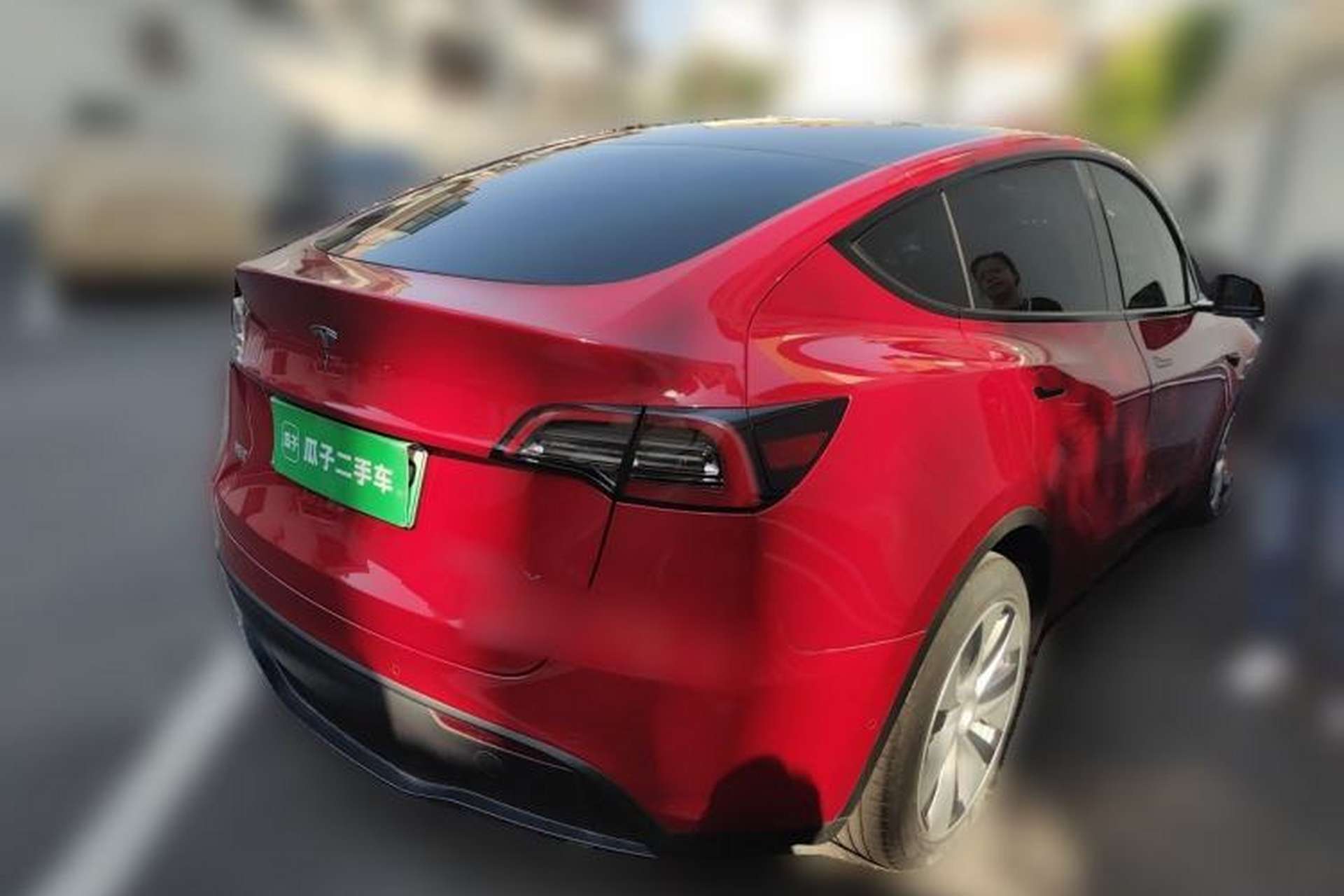 Used Tesla Model Y 2021 Standard Range Rear-Wheel Drive Version Rear Right 45 Deg