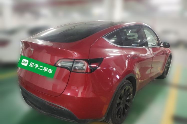 Used Tesla Model Y 2021 Long-Range All-Wheel-Drive Version Rear Right 45 Deg