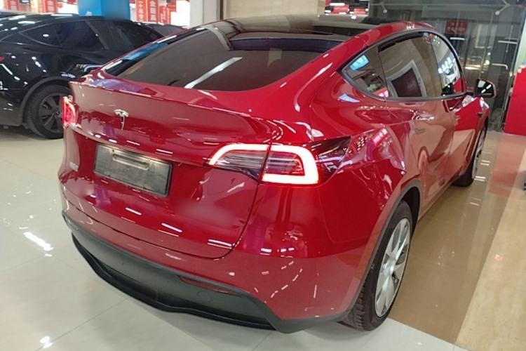 Used Tesla Model Y 2021 Standard Range Rear-Wheel Drive Version Rear Right 45 Deg