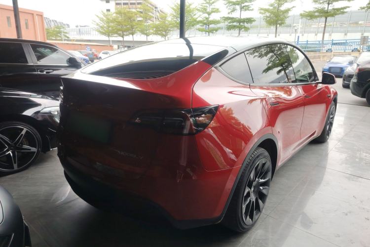 Used Tesla Model Y 2021 Long-Range All-Wheel-Drive Version Rear Right 45 Deg