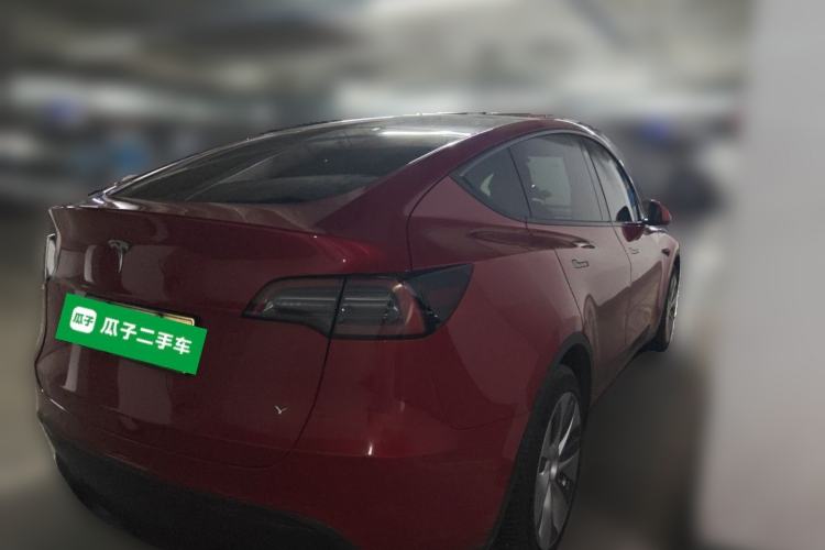 Used Tesla Model Y 2021 Long-Range All-Wheel-Drive Version Rear Right 45 Deg