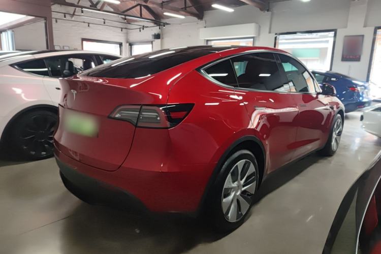 Used Tesla Model Y 2021 Standard Range Rear-Wheel Drive Version Rear Right 45 Deg