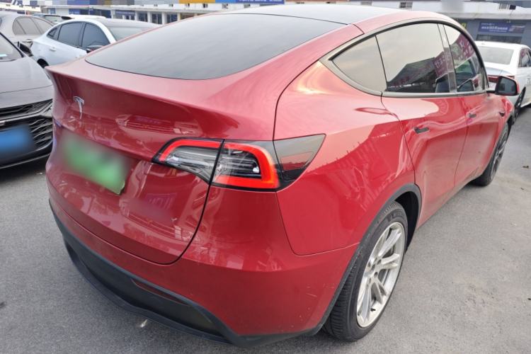 Used Tesla Model Y 2021 Standard Range Rear-Wheel Drive Version Rear Right 45 Deg