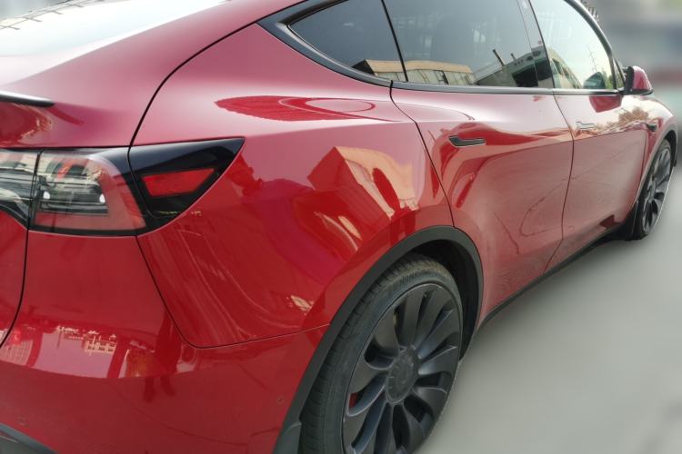 Used Tesla Model Y 2021 Performance High-Performance All-Wheel-Drive Version Rear Right 45 Deg