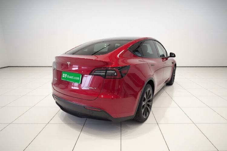 Used Tesla Model Y 2021 Long-Range All-Wheel-Drive Version Rear Right 45 Deg