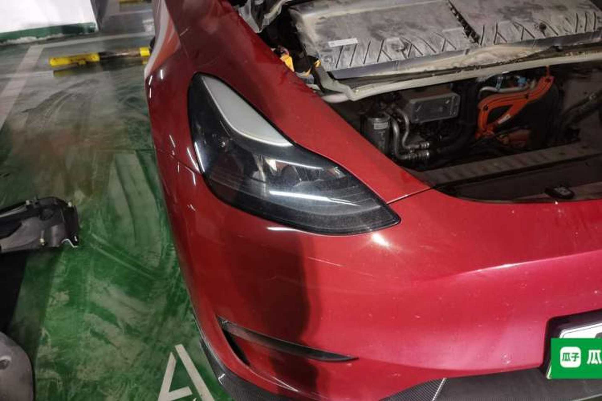 Used Tesla Model Y 2021 Long-Range All-Wheel-Drive Version 3D7 Right Front Headlight