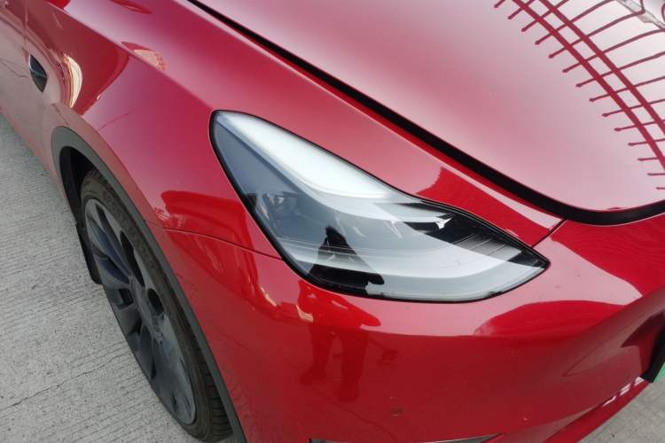 Used Tesla Model Y 2021 Performance High-Performance All-Wheel-Drive Version Right Front Headlight