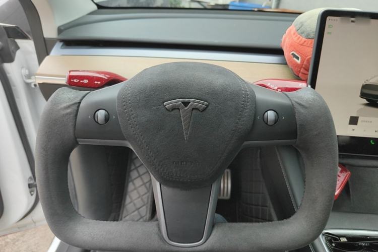 Used Tesla Model Y 2021 Performance High-Performance All-Wheel-Drive Version Steering Wheel