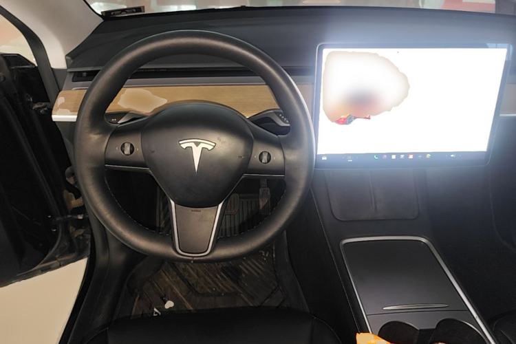 Used Tesla Model Y 2021 Standard Range Rear-Wheel Drive Version Steering Wheel