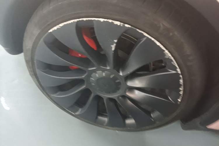Used Tesla Model Y 2021 Performance High-Performance All-Wheel-Drive Version Right Rear Wheel Hub