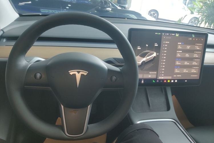 Used Tesla Model Y 2021 Revised Version 2 Long-Range All-Wheel-Drive Edition Center Console