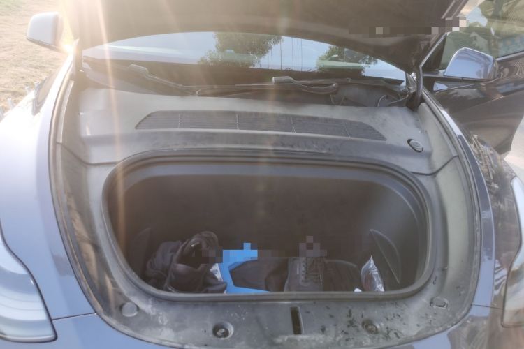 Used Tesla Model Y 2021 Long-Range All-Wheel-Drive Version Engine Bay