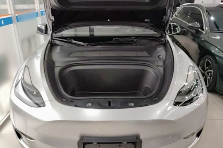 Used Tesla Model Y 2021 Long-Range All-Wheel-Drive Version 3D7 Engine Bay