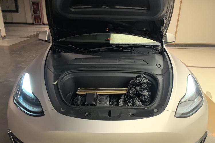 Used Tesla Model Y 2021 Standard Range Rear-Wheel Drive Version Engine Bay