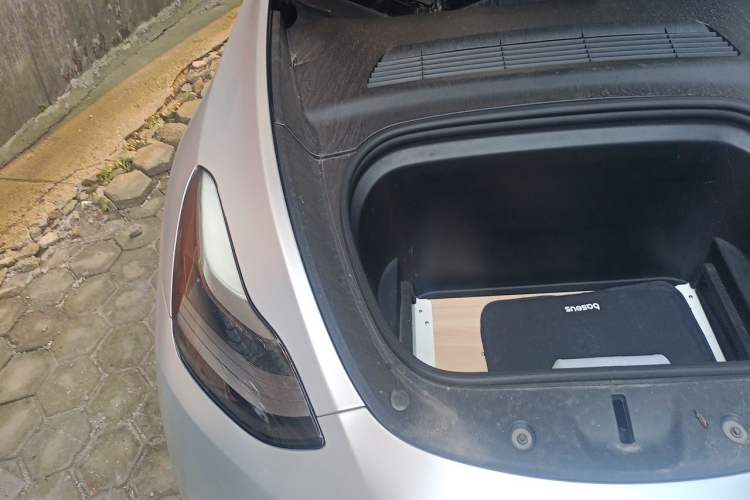 Used Tesla Model Y 2021 Long-Range All-Wheel-Drive Version 3D7 Engine Bay Right