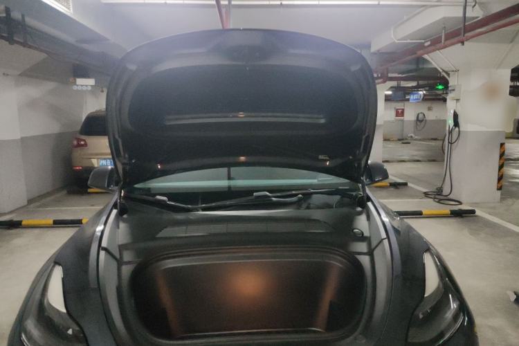 Used Tesla Model Y 2021 Long-Range All-Wheel-Drive Version Engine Bay