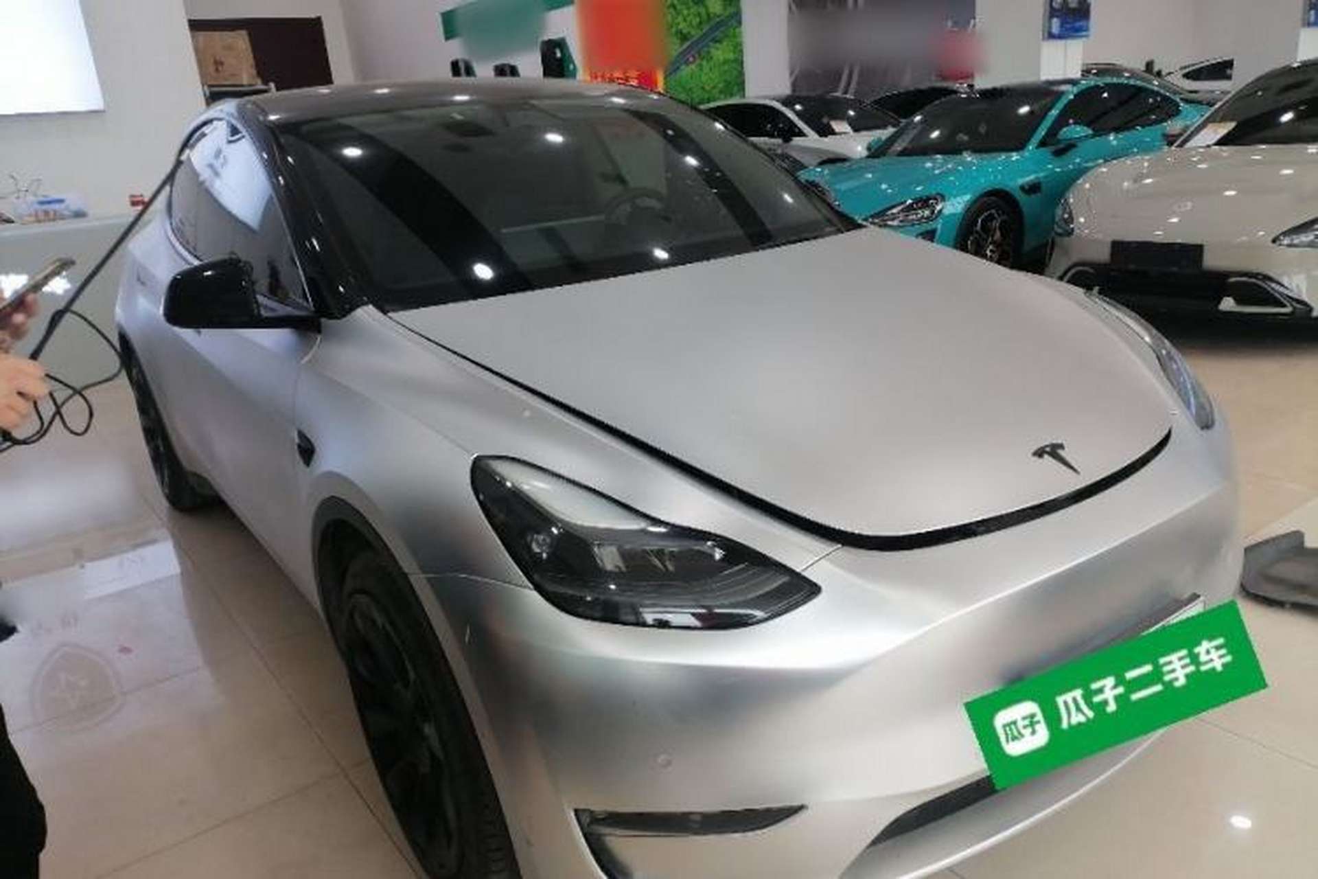 Used Tesla Model Y 2021 Standard Range Rear-Wheel Drive Version Front Right 45 Deg