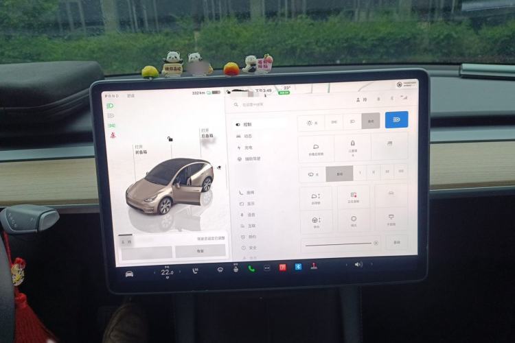 Used Tesla Model Y 2021 Revised Version 2 Long-Range All-Wheel-Drive Edition Instrument Cluster