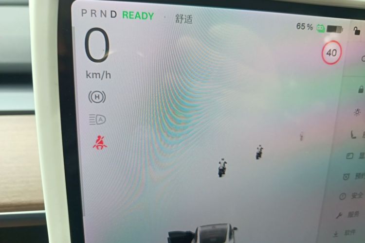 Used Tesla Model Y 2021 Standard Range Rear-Wheel Drive Version Instrument Cluster