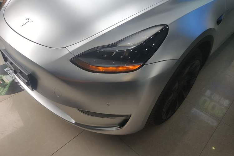 Used Tesla Model Y 2021 Revised Version 2 Long-Range All-Wheel-Drive Edition Left Front Headlight
