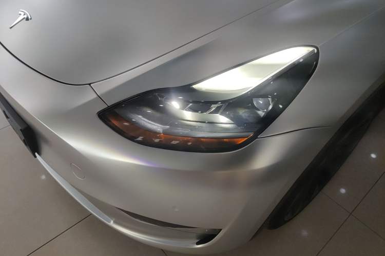 Used Tesla Model Y 2021 Revised Version 2 Long-Range All-Wheel-Drive Edition Left Front Headlight