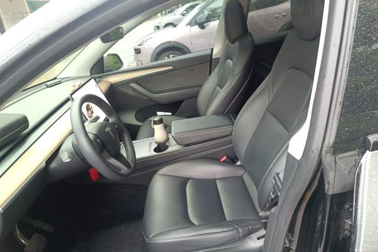 Used Tesla Model Y 2021 Revised Version 2 Long-Range All-Wheel-Drive Edition Left Front Seat