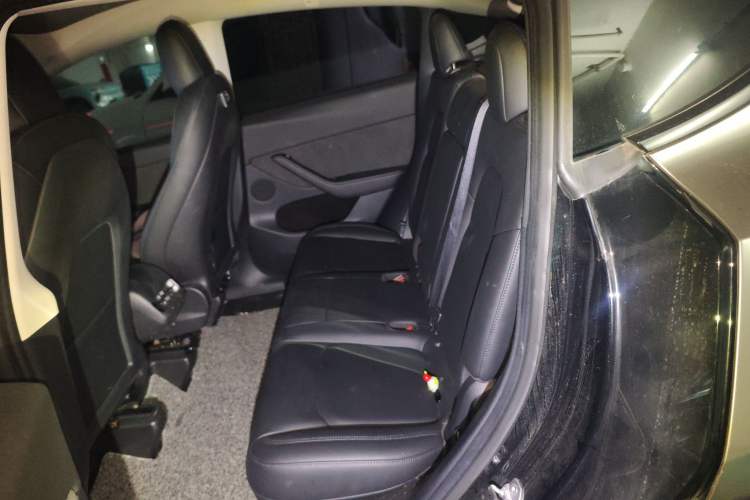 Used Tesla Model Y 2021 Revised Version 2 Long-Range All-Wheel-Drive Edition Left Rear Seat