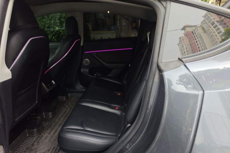 Used Tesla Model Y 2021 Standard Range Rear-Wheel Drive Version Left Rear Seat