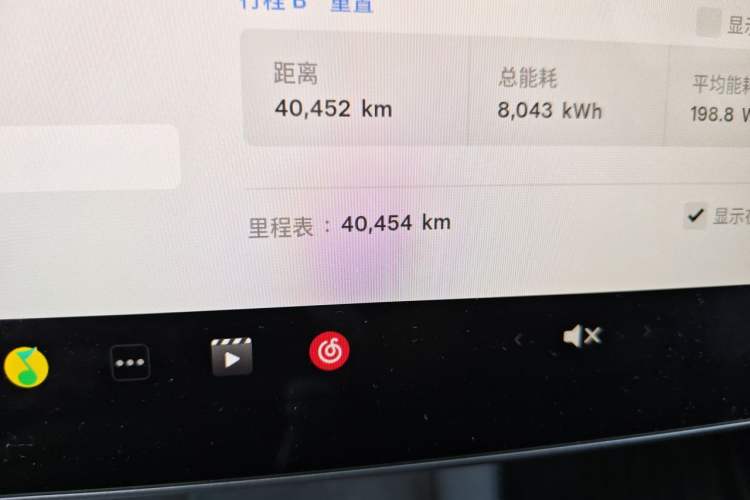 Used Tesla Model Y 2021 Performance High-Performance All-Wheel-Drive Version Odometer Close Up