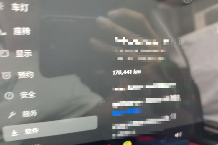 Used Tesla Model Y 2021 Long-Range All-Wheel-Drive Version Odometer Close Up