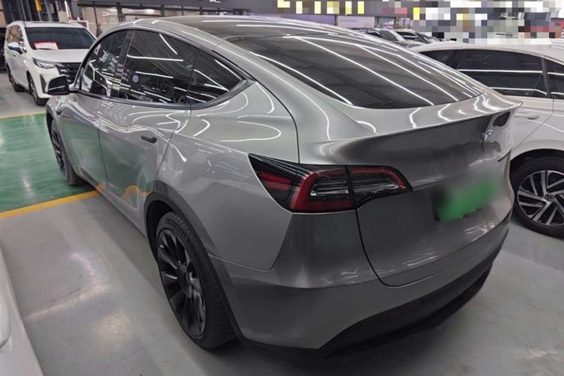 Used Tesla Model Y 2021 Standard Range Rear-Wheel Drive Version Rear Left 45 Deg