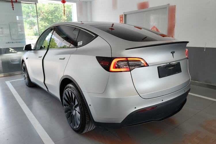 Used Tesla Model Y 2021 Long-Range All-Wheel-Drive Version 3D7 Rear Left 45 Deg