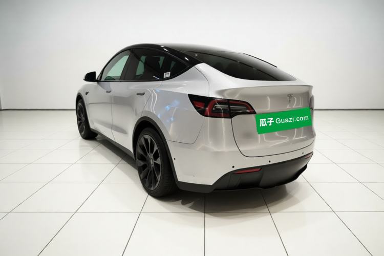 Used Tesla Model Y 2021 Standard Range Rear-Wheel Drive Version Rear Left 45 Deg