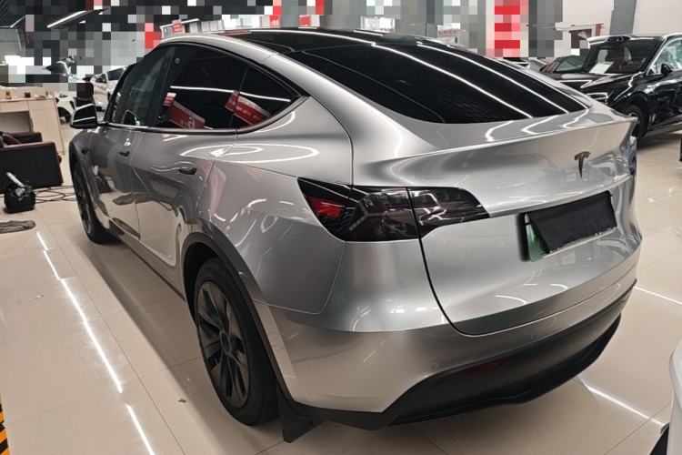 Used Tesla Model Y 2021 Standard Range Rear-Wheel Drive Version Rear Left 45 Deg