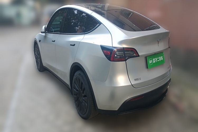 Used Tesla Model Y 2021 Long-Range All-Wheel-Drive Version 3D7 Rear Left 45 Deg