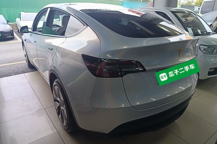 Used Tesla Model Y 2021 Standard Range Rear-Wheel Drive Version Rear Left 45 Deg