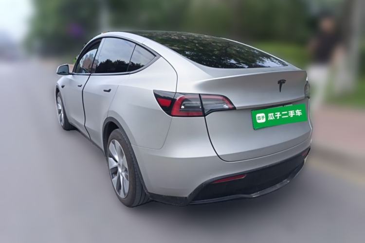 Used Tesla Model Y 2021 Standard Range Rear-Wheel Drive Version Rear Left 45 Deg