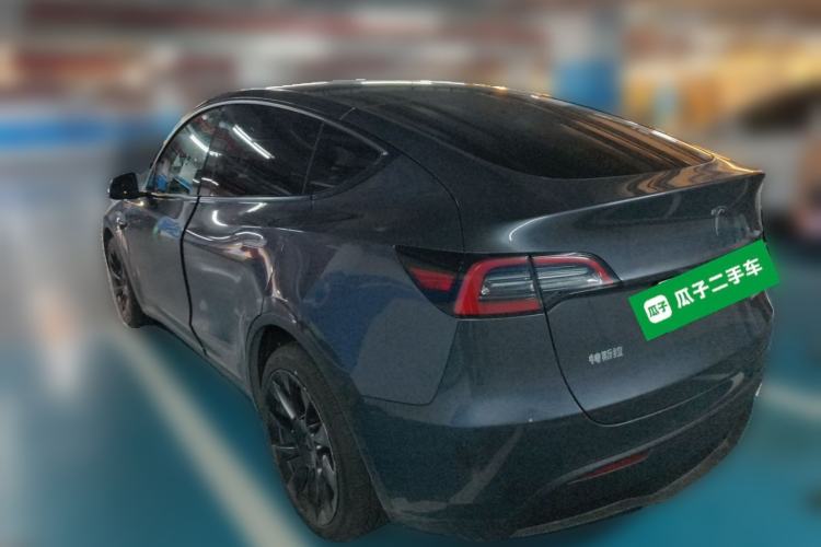 Used Tesla Model Y 2021 Long-Range All-Wheel-Drive Version Rear Left 45 Deg