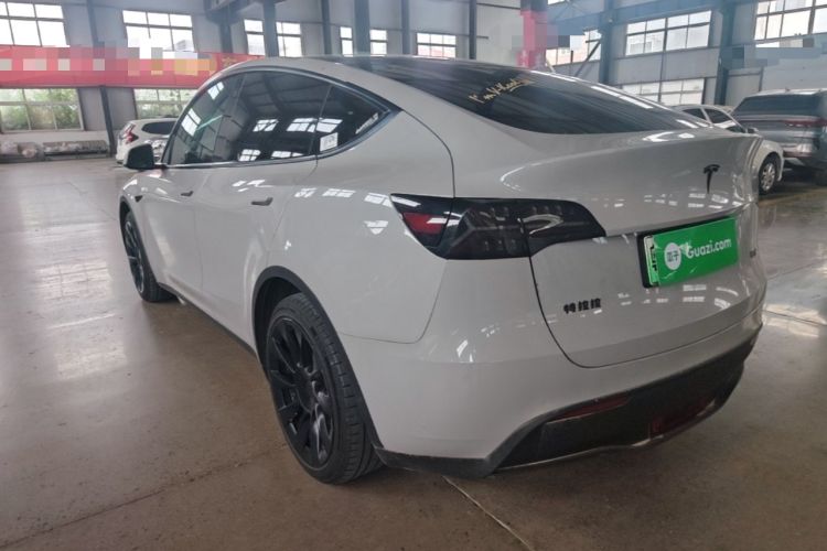 Used Tesla Model Y 2021 Standard Range Rear-Wheel Drive Version Rear Left 45 Deg