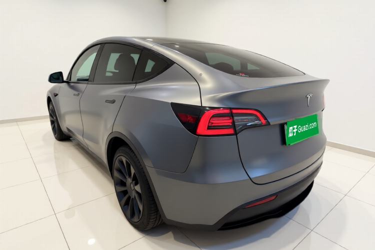 Used Tesla Model Y 2021 Long-Range All-Wheel-Drive Version Rear Left 45 Deg