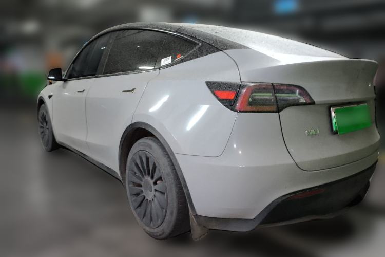 Used Tesla Model Y 2021 Standard Range Rear-Wheel Drive Version Rear Left 45 Deg