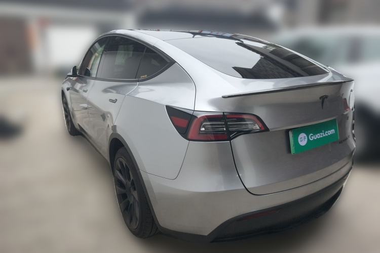 Used Tesla Model Y 2021 Long-Range All-Wheel-Drive Version Rear Left 45 Deg