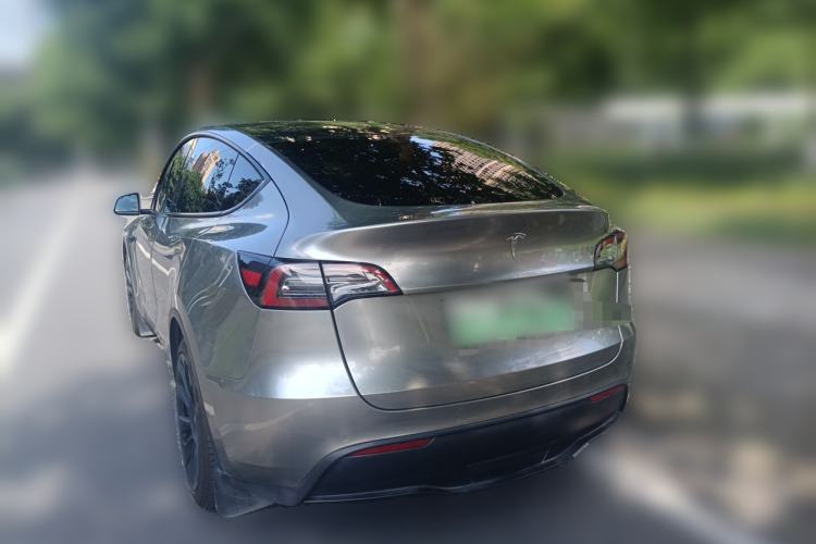 Used Tesla Model Y 2021 Standard Range Rear-Wheel Drive Version Rear Left 45 Deg