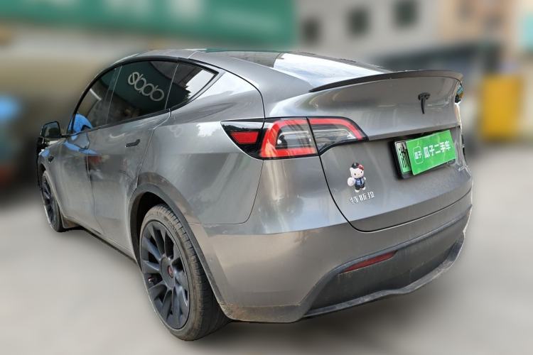 Used Tesla Model Y 2021 Standard Range Rear-Wheel Drive Version Rear Left 45 Deg