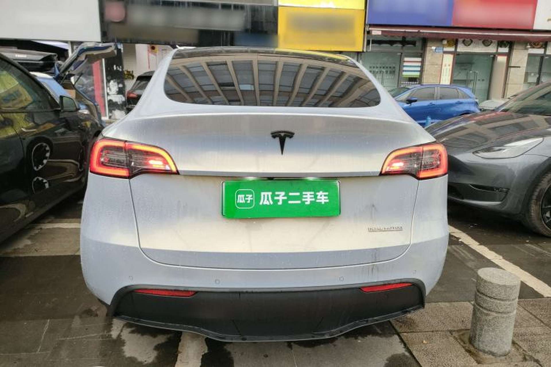 Used Tesla Model Y 2021 Long-Range All-Wheel-Drive Version 3D7 Rear