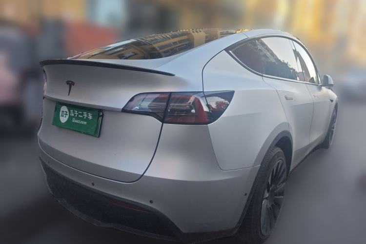 Used Tesla Model Y 2021 Long-Range All-Wheel-Drive Version 3D7 Rear Right 45 Deg